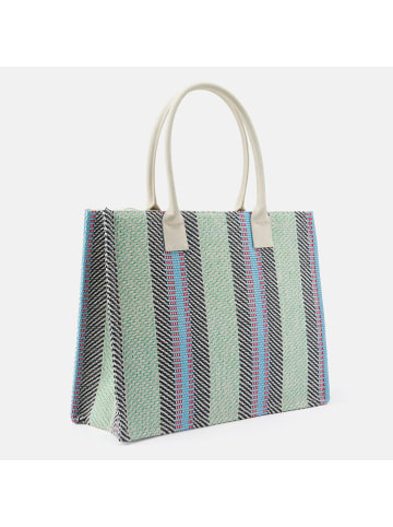 Seidenfelt Hulu Shopper Schultertasche 41 cm aqua mix