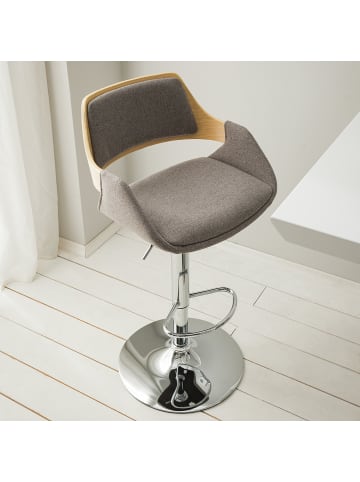 home24 Barstuhl Bedsted in Anthrazit