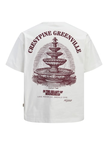 JACK & JONES PLUS T-shirt in Cloud Dancer