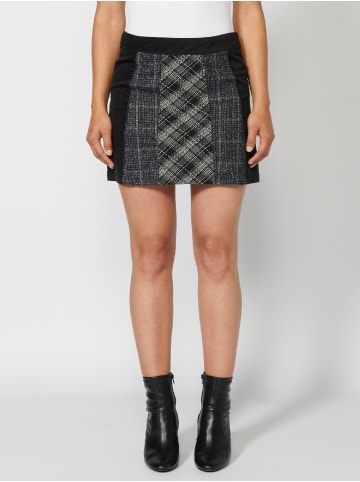 KOROSHI Kurzer rock in schwarz