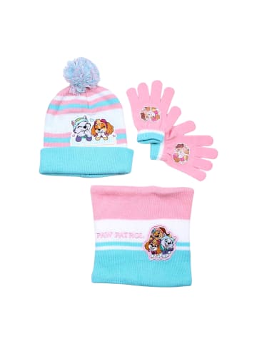 Paw Patrol 3-tlg. Winter Mütze Set: Paw Patrol in Bunt