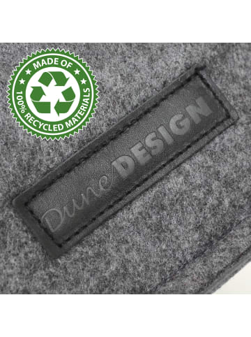 DuneDesign 2er Set Filztasche Tove in Grau