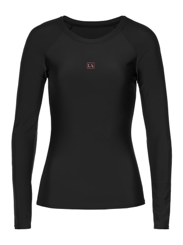 LASCANA ACTIVE Bade-Shirt in schwarz