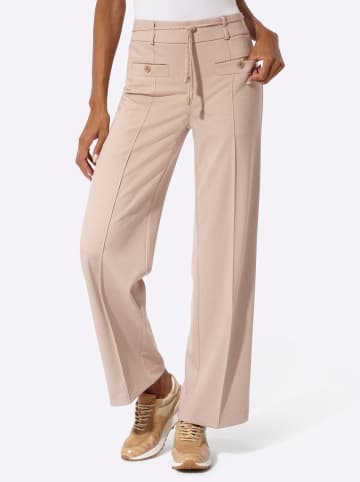 creation L Jersey-Hose in champagner-beige-meliert