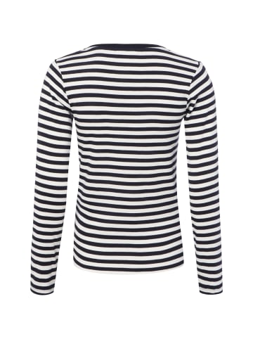 brookshire Langarmshirt in marine weiß