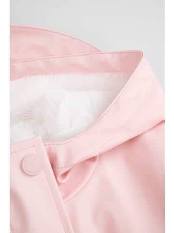 Coccodrillo Gummierte Regenjacke in gedämpftes Rosa