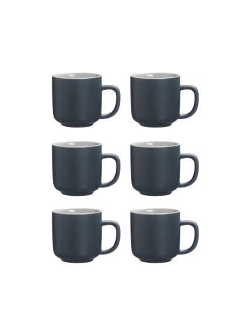 Ritzenhoff & Breker 6er Set Espressotassen Jasper in – 100 ml in grau
