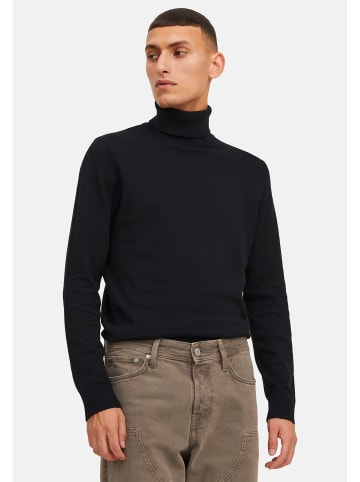 Jack & Jones Pullover Emil Knit in Schwarz / dunkelgrau