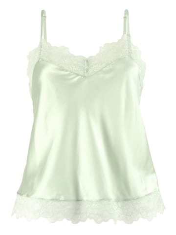 LASCANA Spitzentop in mint