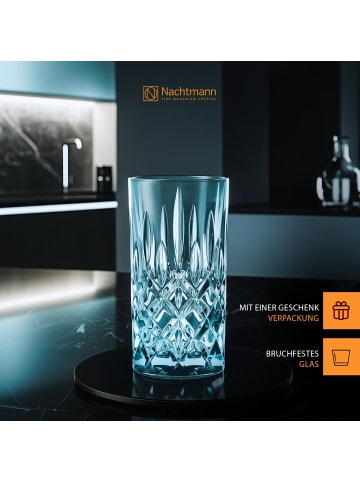 Nachtmann 6er Set Longdrinkgläser Noblesse Colors 395 ml in Aqua