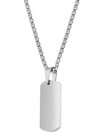 Adeliás Unisex Halskette mit Anhänger – aus Edelstahl in silber
