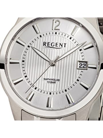 Regent Armbanduhr Regent Titan-Uhren silber mittel (ca. 39mm)