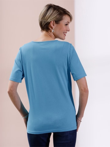 Sieh an! 2-in-1-Shirt in aqua