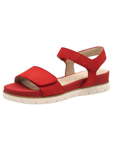 Tamaris WIDE FIT Sandalette in RED NUBUC