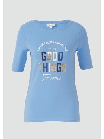s.Oliver T-Shirt in 51D1_arktisblau