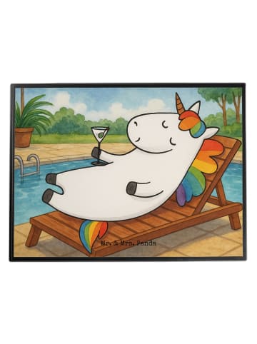 Mr. & Mrs. Panda schreibtischunterlage Einhorn Blümchentail Design o... in Weiß