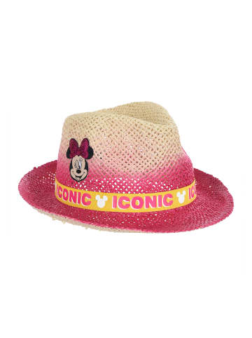 Disney Minnie Mouse Hut Stroh-Hut für den Strand in Pink