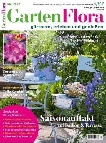 Hubert Burda Media 12 x GARTENFLORA Zeitschrift (Gutschein für Jahres Abo)