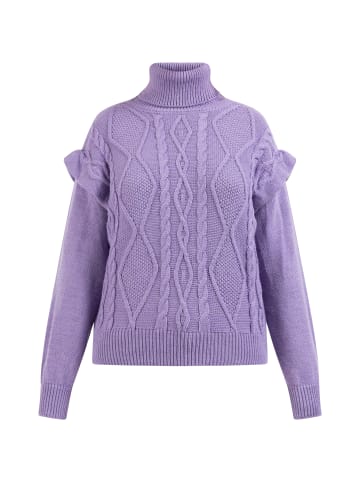 myMo Strick Pullover in HELLLILA