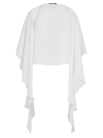 Vera Mont Chiffonstola mit Volant in Rohweiß