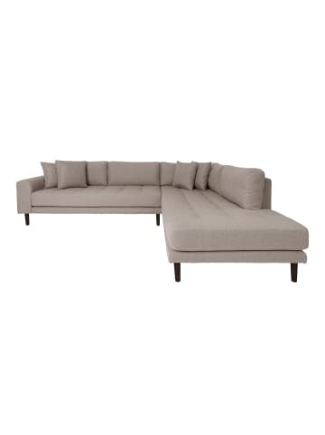ebuy24 Ecksofa Lido Braun 257 x 220 cm