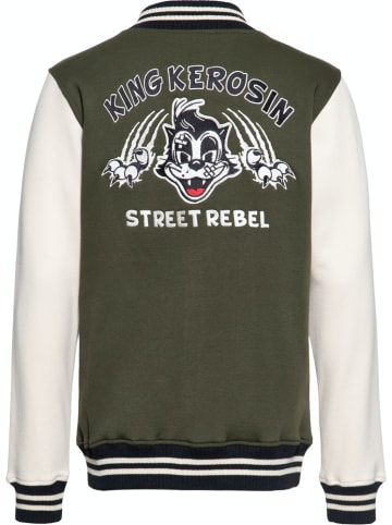 King Kerosin Sweatjacke in Grün