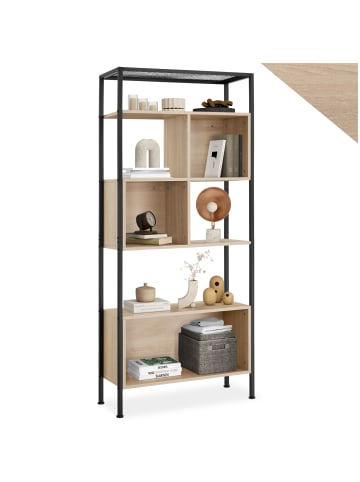 tectake Standregal, inklusive Kippschutz, 75 x 31 x 170,5 cm