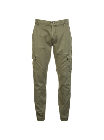 Urban Classics Jogginghose Washed Cargo Twill in oliv