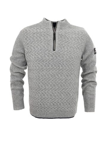 Spieth & Wensky Strickpullover AZIUS in hellgrau