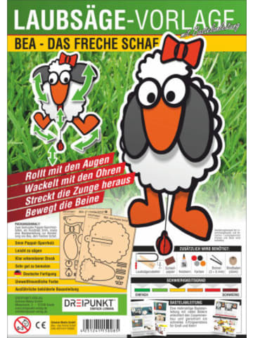Dreipunkt Verlag Papeterie/PBS - Laubsäge-Vorlage Bea - das freche Schaf