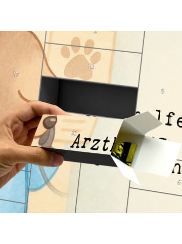 Mr. & Mrs. Panda Adventskalender Arzthelferin Leidenschaft Desig... in Weiß