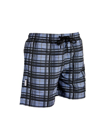 GUGGEN MOUNTAIN Pyjama kurz für Herren in grau in grau