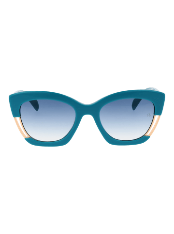 Damen Sonnenbrillen Katzenauge Blau