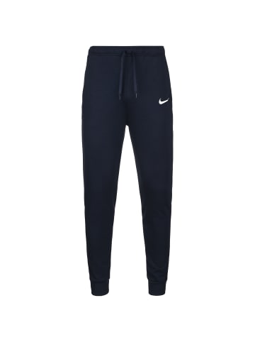 Nike Performance Trainingshose Strike 21 Fleece in dunkelblau / weiß