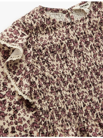 KOTON BLUSE LS in Beige Gemustert