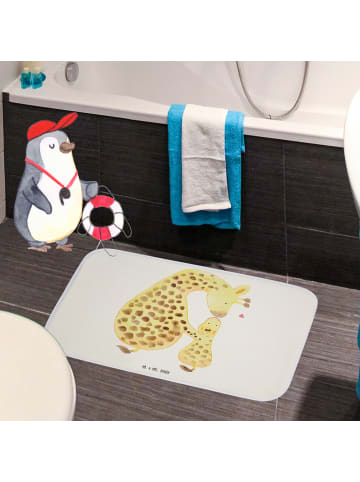 Mr. & Mrs. Panda Badvorleger Giraffe Kind ohne Spruch in Weiß
