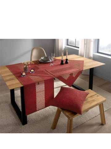 WITT WEIDEN Tischdecke in dunkelrot