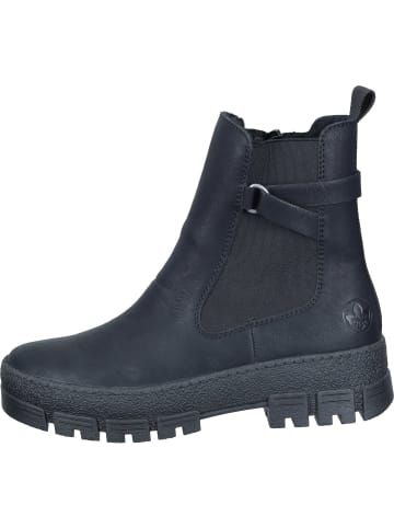 rieker Freizeit Stiefeletten in schwarz/braun/schwarz/schwarz