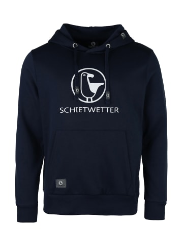 SCHIETWETTER Kapuzenpullover "Schietwetter", Hoodie in navy