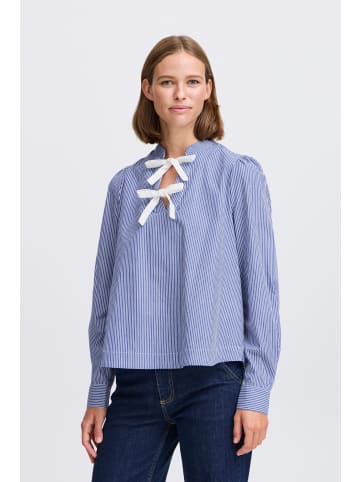 b.young Tunika BYIBIS BLOUSE 20817236 verspielte Tunika in Blau