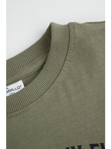 Coccodrillo Baumwoll-t-shirt mit kurzen Ärmeln in grün