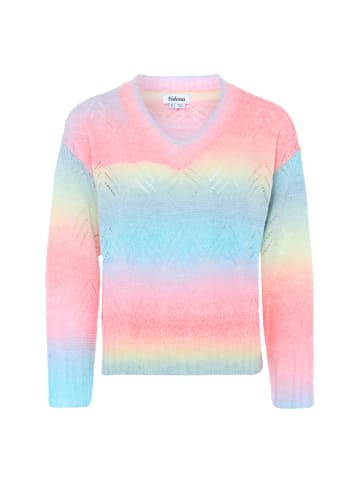 Sidona Damen Sweater in ROSA LILA MEHRFARBIG