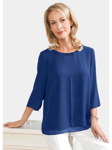 GOLDNER Bluse in royalblau