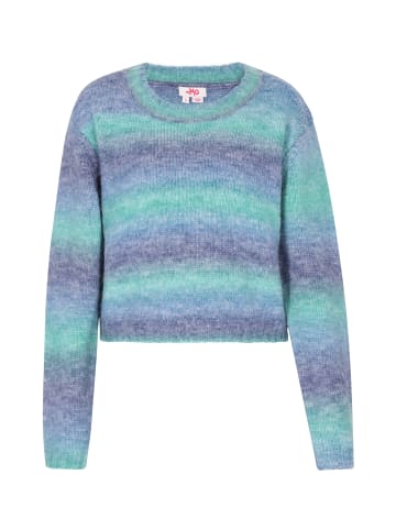 myMo Sweater in Blau Mehrfarbig