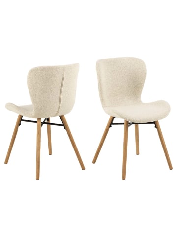 ebuy24 Esszimmerstuhl BatildaA1 Beige 2er Set