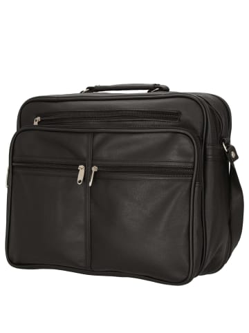 D&N Bags & More Flugumhänger - Umhängetasche 39 cm (schwarz) in schwarz