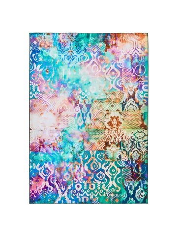 Beliani Kurzflor ISVANTA in Bunt/Rosa/Blau - (W) 160 x (L) 230 cm