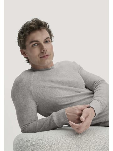 Hessnatur Frottee Schlafshirt Relaxed in hellgrau
