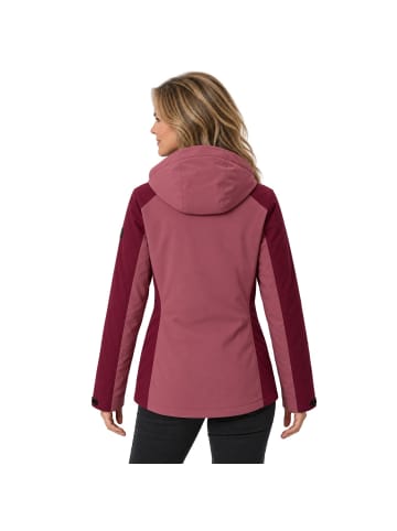Killtec Funktionsjacke mit Kapuze wasserdicht und Atmungsaktiv in rot