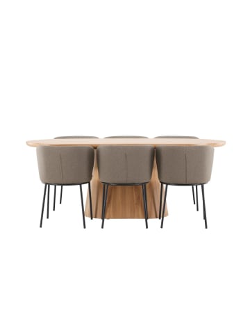ebuy24 Essgruppe Stjärnö (7-teilig) Natur 90 x 200 cm